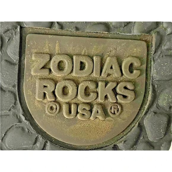 Zodiac Rocks Womens Brown Green Leather Lace Up Ankle Boots Size 6 B - Picture 7 of 8